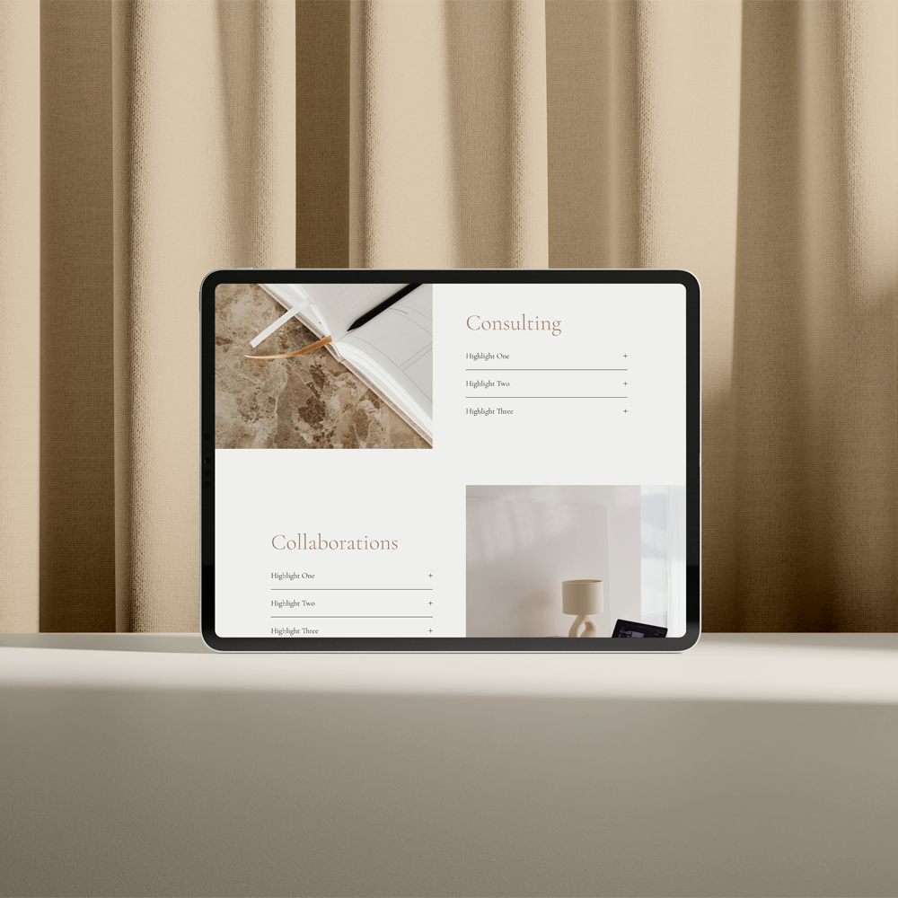 Squarespace Template