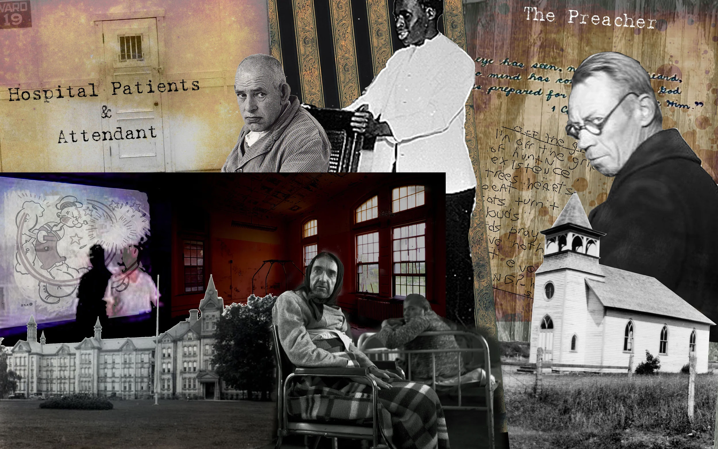 Hospital Patients, Attendant & The Preacher