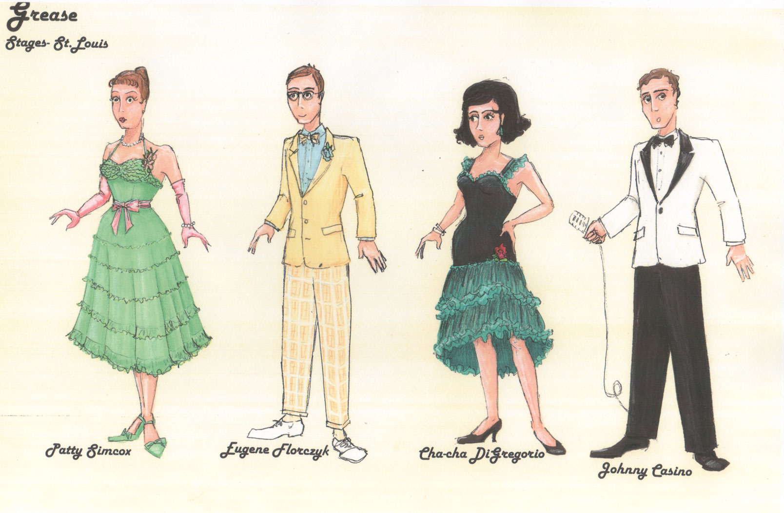 Patty, Eugene, Cha Cha, Johnny Casino