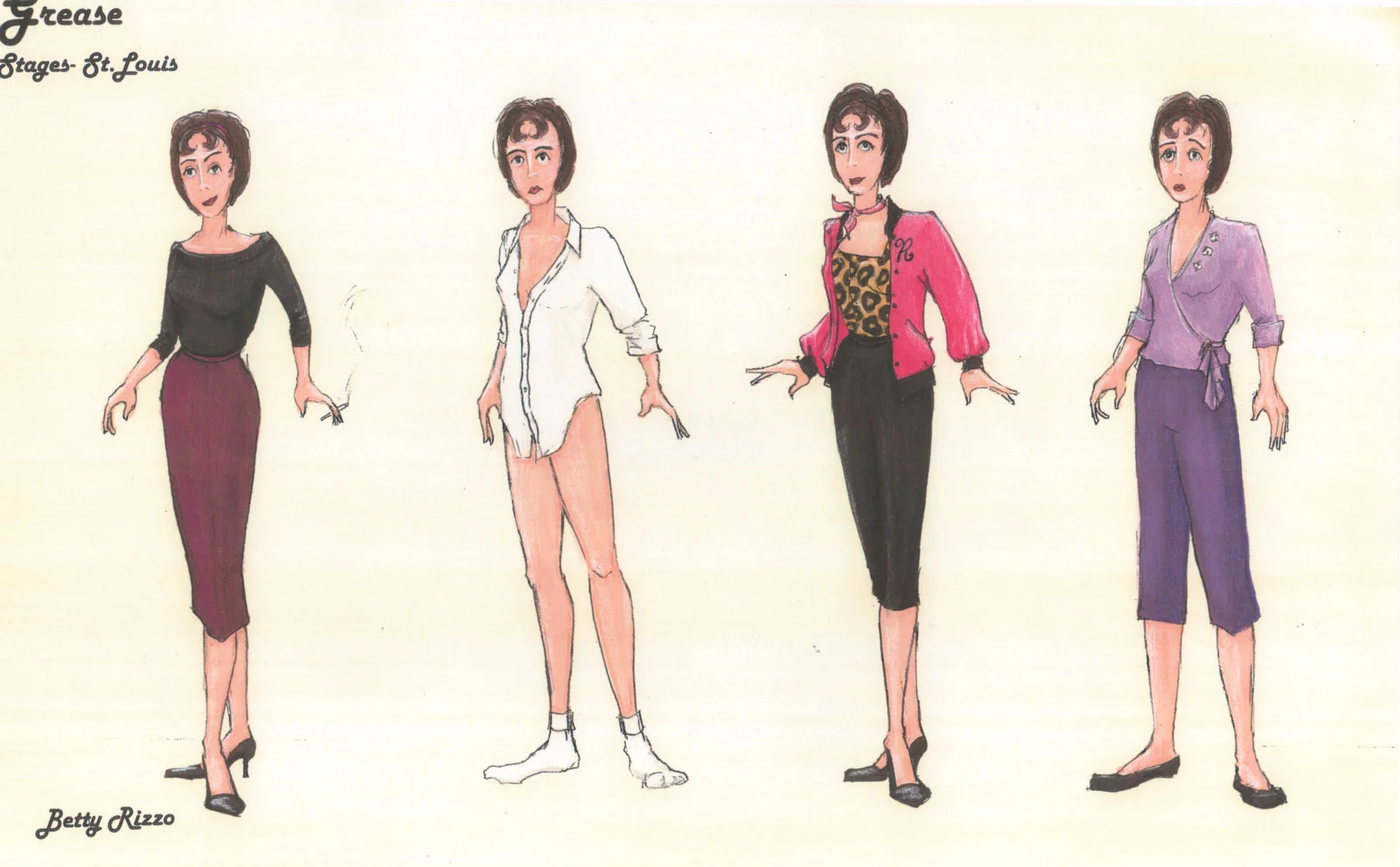 Grease!  MYRON ELLIOTT - COSTUME DESIGN