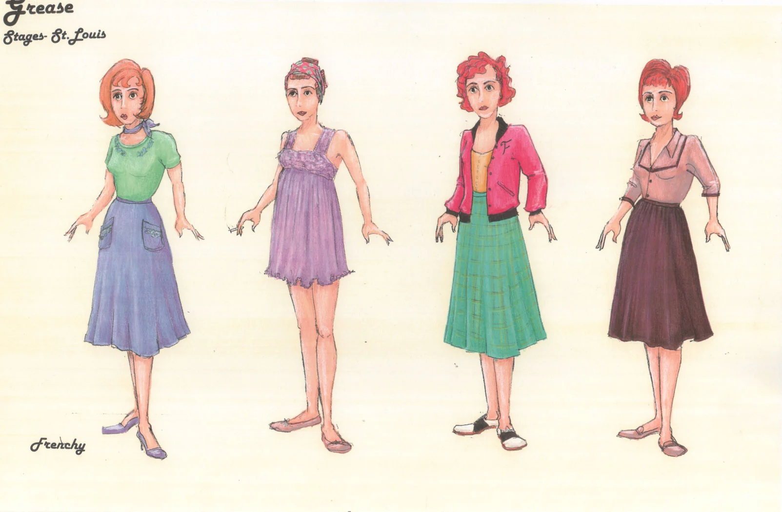 Grease! MYRON ELLIOTT - COSTUME DESIGN Grease! MYRON ELLIOTT - COSTUME DESIGN