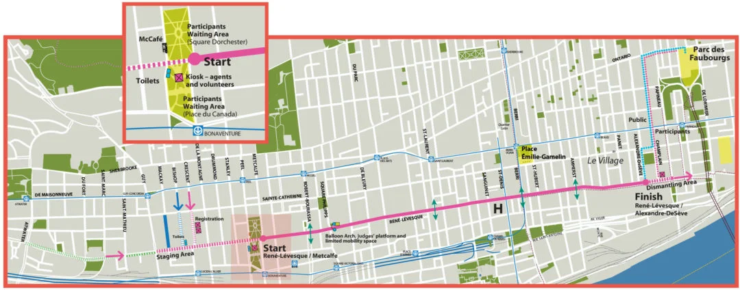 Parade Route - Source: fiertemtl.com