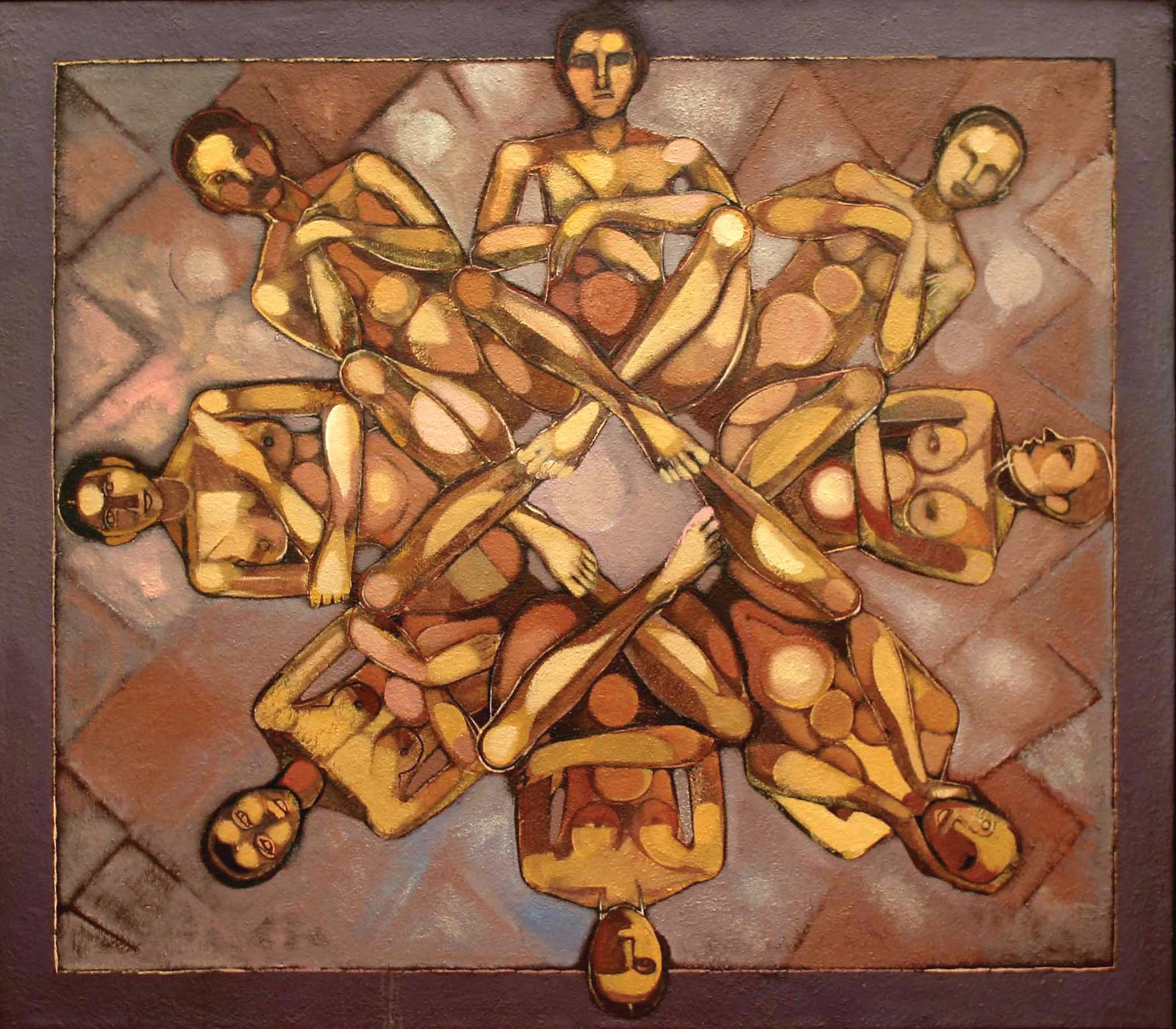 Madeja resonante/Resounding skein, óleo/tela, oil/canvas, private collection, 150 x 175 cm, 2003