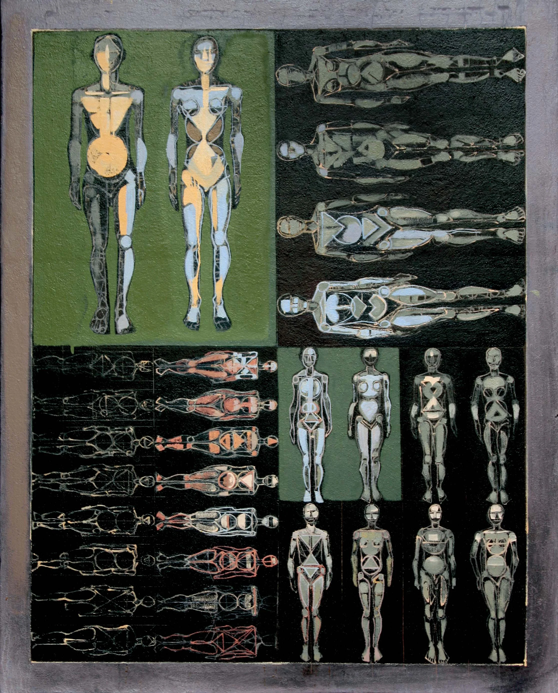 Voces/Voices, óleo/tela, oil/canvas, private collection, 120 x 100 cm, 2005