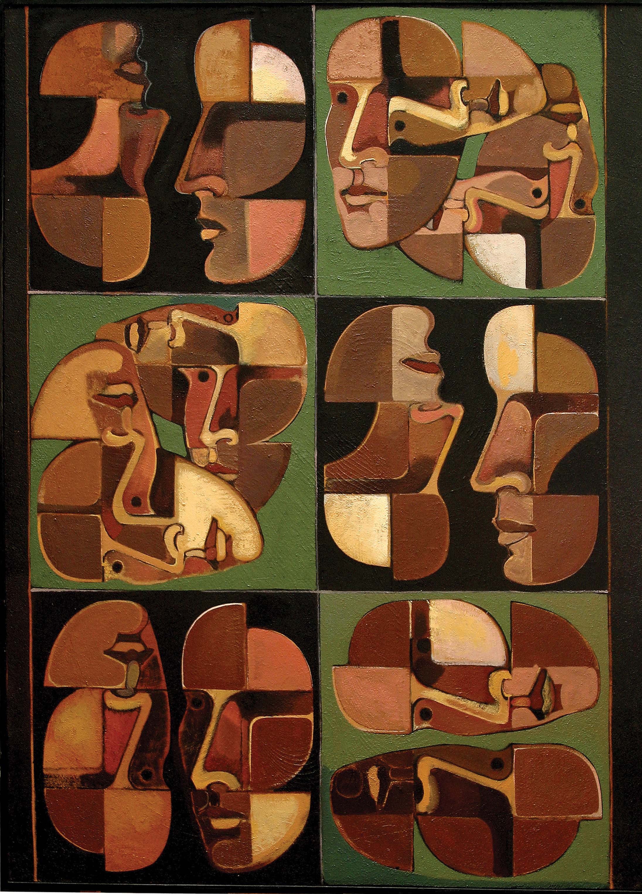 Laboratorio de formas/Laboratory of forms, Guillermo Ceniceros Art Museum, 200 x 175 cm, 2000