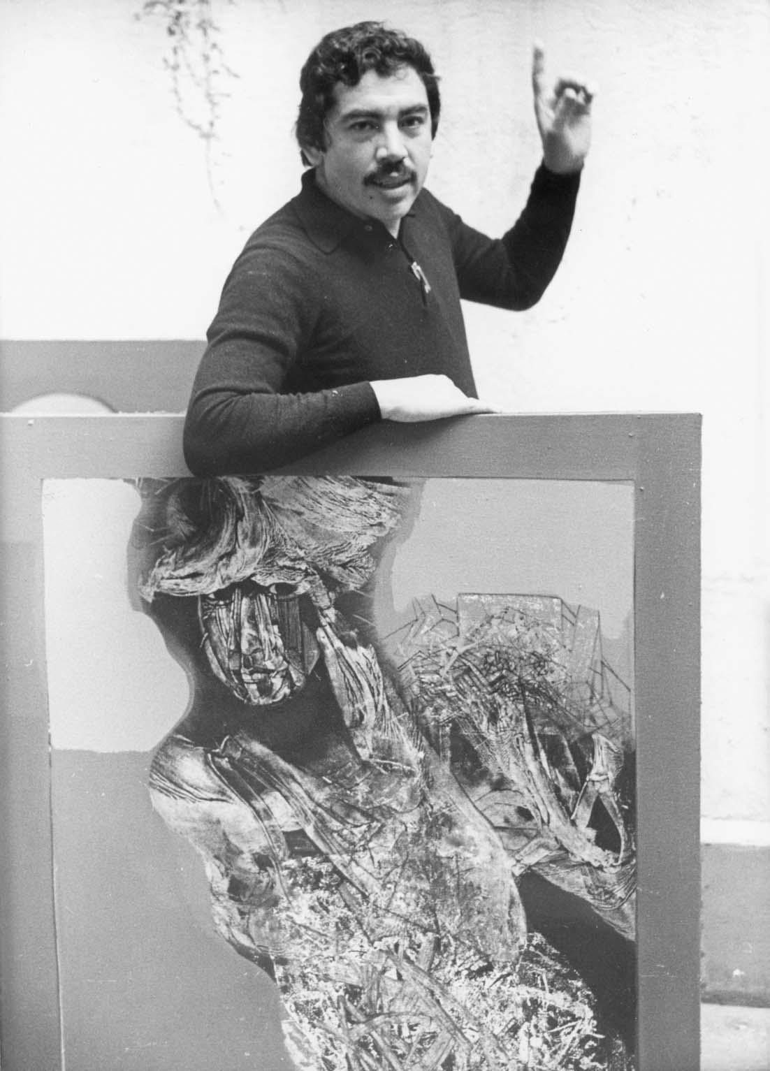 El cuadro Pepenadora de sueños/The painting Scavenger of dreams, 1975