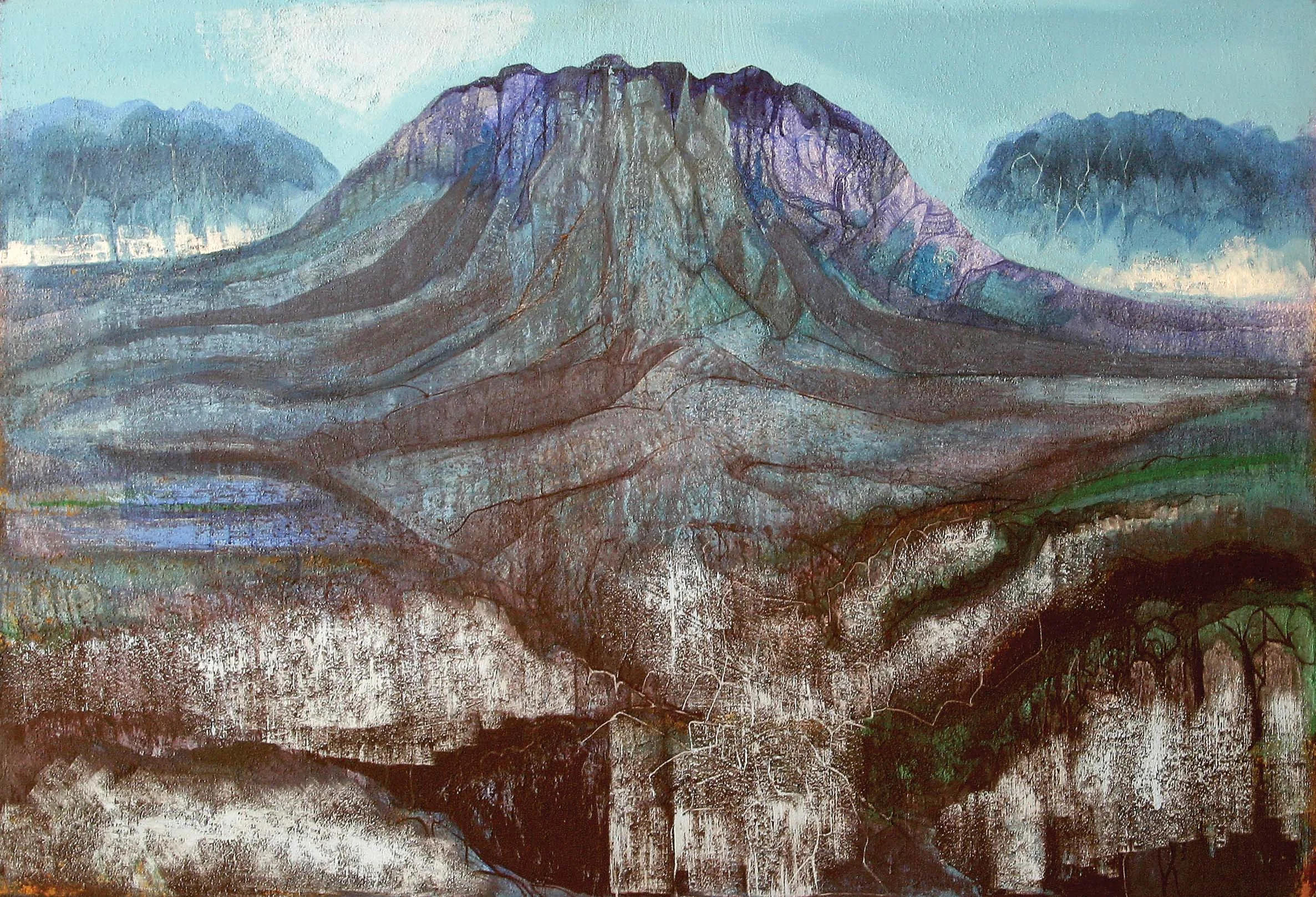 Escenario de aromas/Scent Stage, óleo/tela, oil/canvas, private collection, 150 x 200 cm, 2003