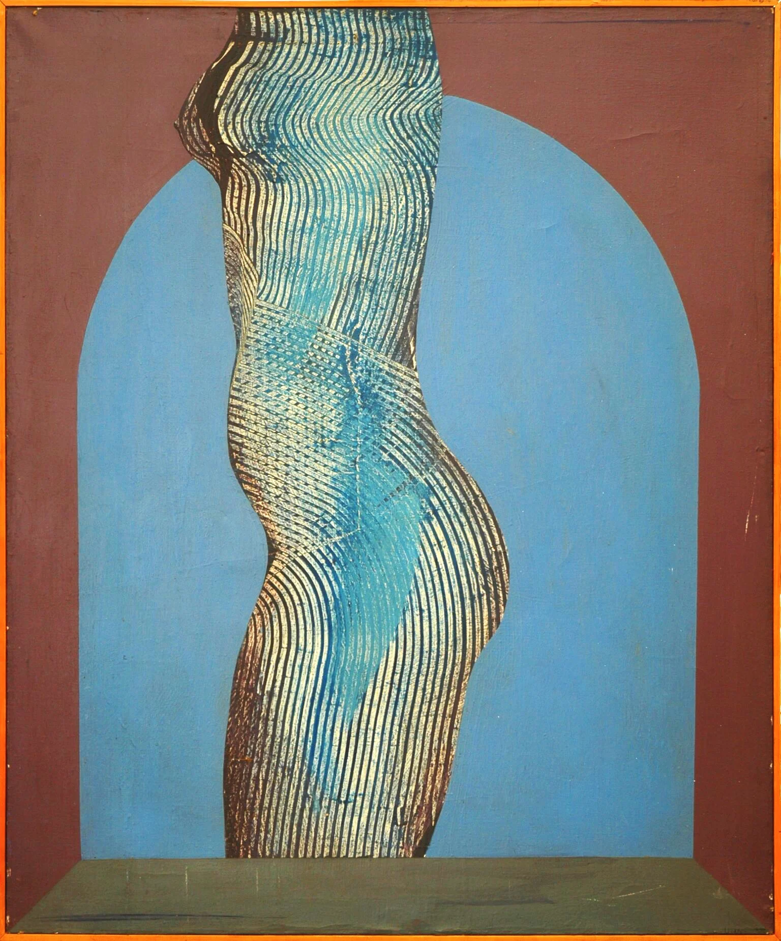 Latinoamérica/Latin America, acrílico/tela, acrylic/canvas, private collection, 120 x 100 cm, 1980