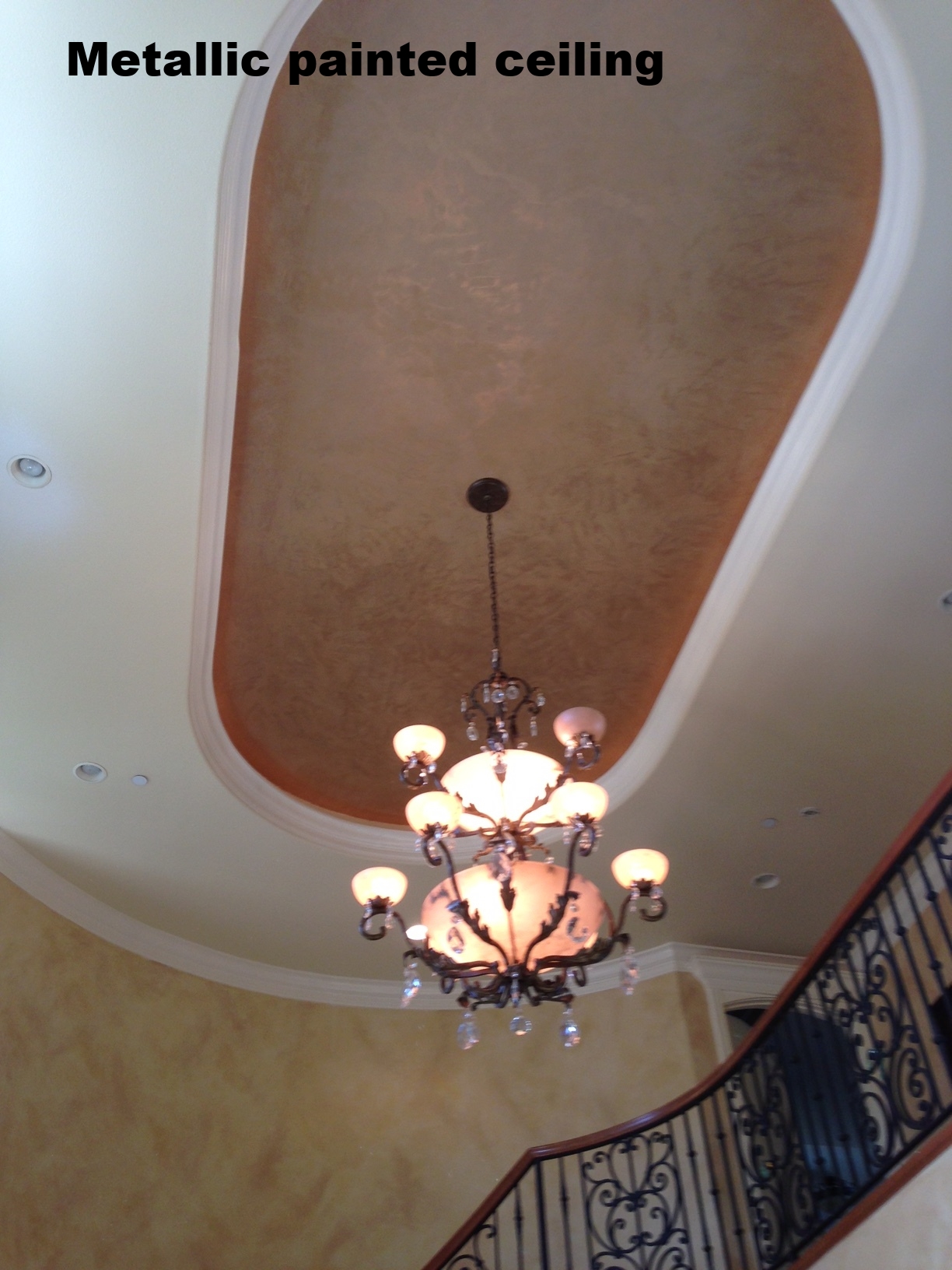 Interior Decorative metallic painting