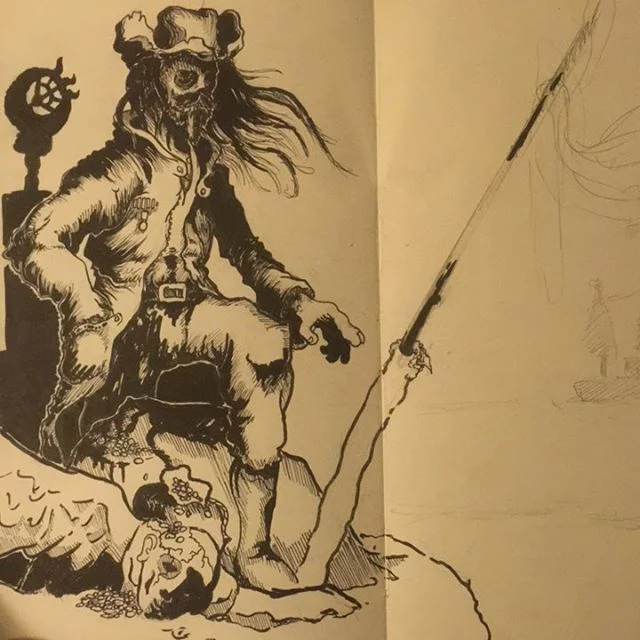 Day 8 
#drawing 
#pencil
#pen 
#sketch
#draw
#illustration
#graphic
#graphicart
#monster
#monsters
#comic
#comics
#comicbook
#comicbookart #inktober #inktober2017