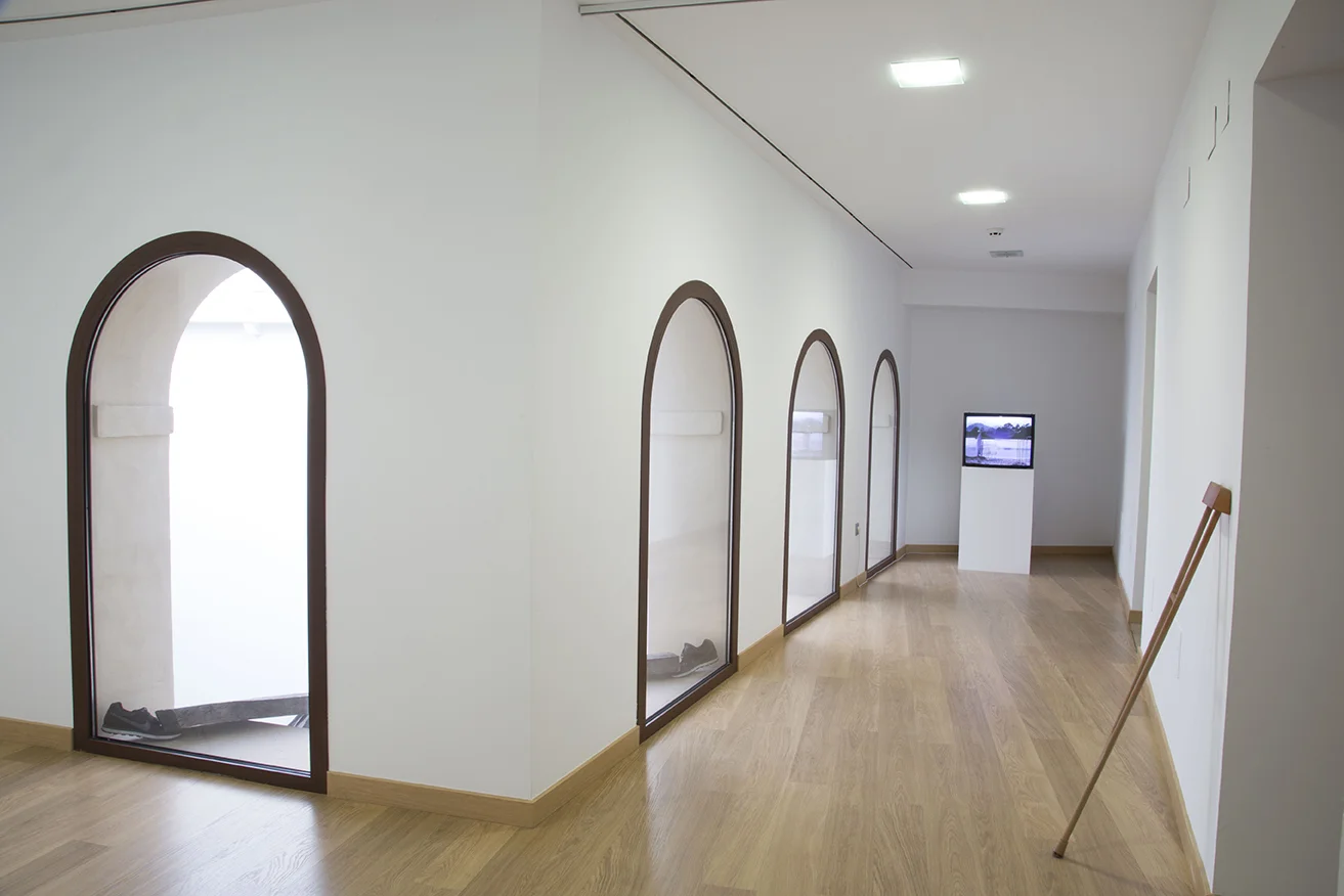SANTIAGO REYES VILLAVECES. NIKE . BALAM BARTOLOME. MIICHI. PEPE ESPALIU © 2016, I NSTALLATION VIEW. EXHIBITION AT MUSEO CENTRO DE ARTE PEPE ESPALIÚ