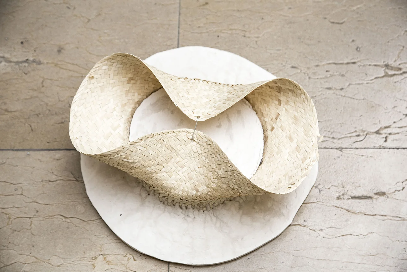 PABLO JANSANA © 2016, LLEVe LAS SILLAS DEL JARDIN A QUE LES CAMBIARAN LAS ESTERILLAS POR UNAS DE FITNESS. EXHIBITION AT MUSEO CENTRO DE ARTE PEPE ESPALIÚ