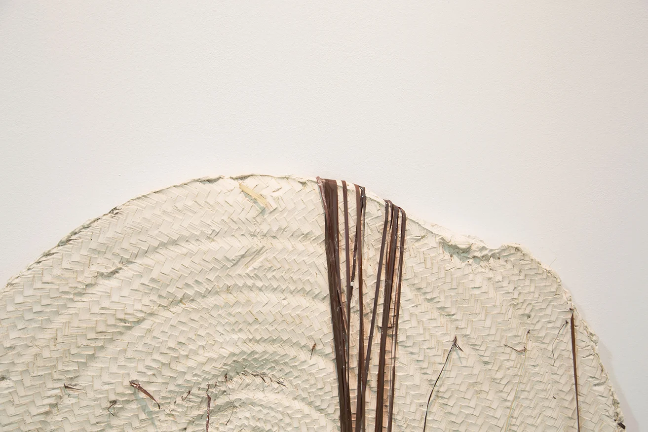 PABLO JANSANA © 2016, ESTERILLAS RECORD TAPE CAMARON ON ESCAYOLA ( DETAIL ) EXHIBITION AT MUSEO CENTRO DE ARTE PEPE ESPALIÚ