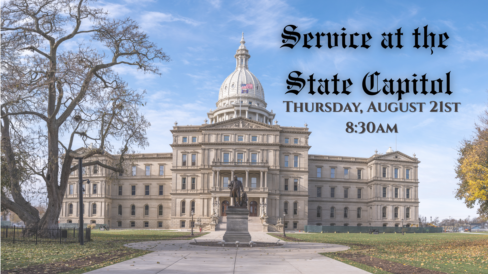 Service at the State Capitol