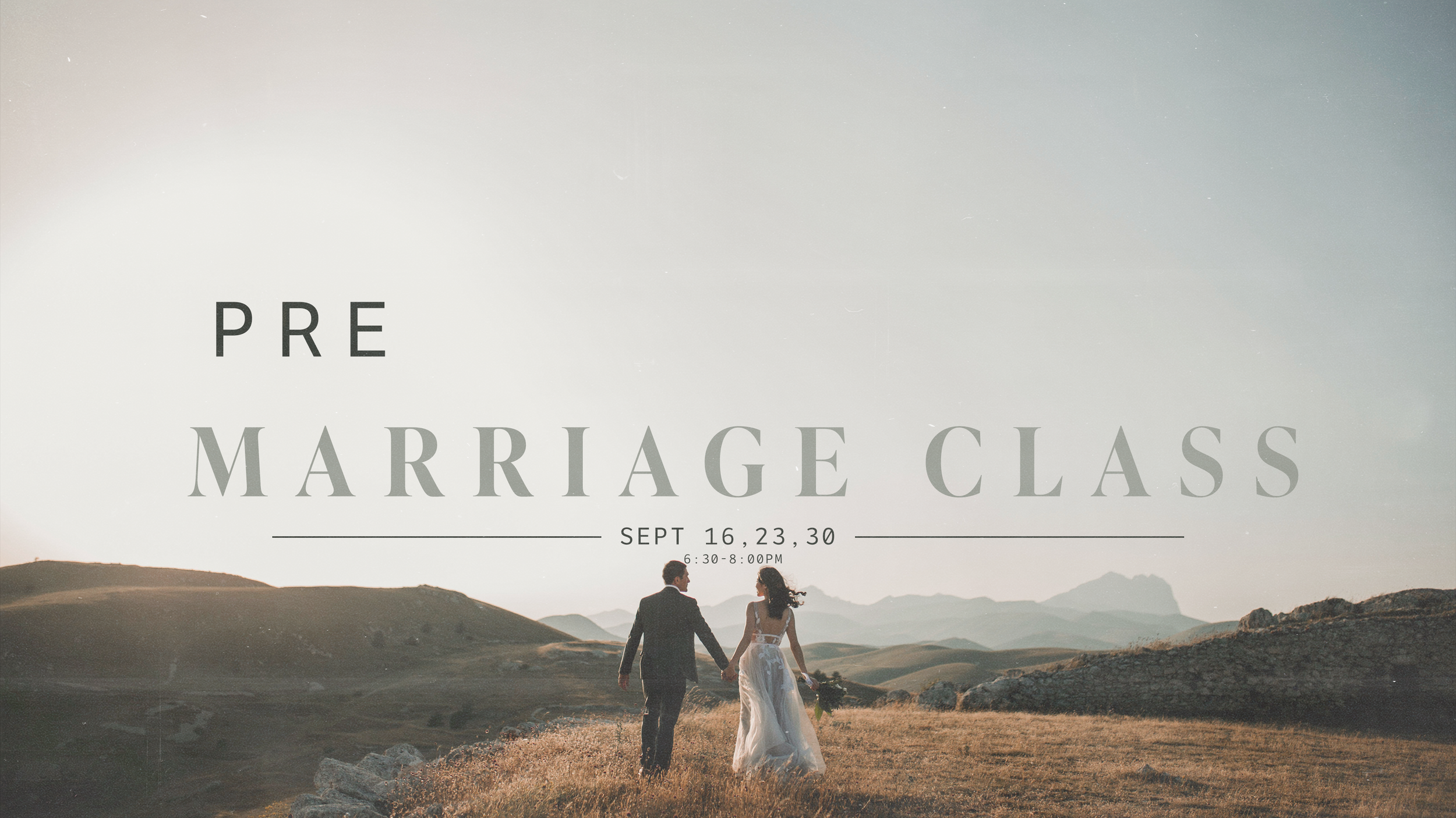 Pre-Marriage Class