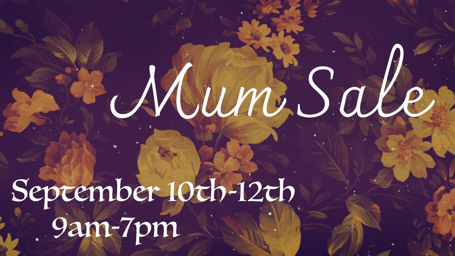 Mum Sale