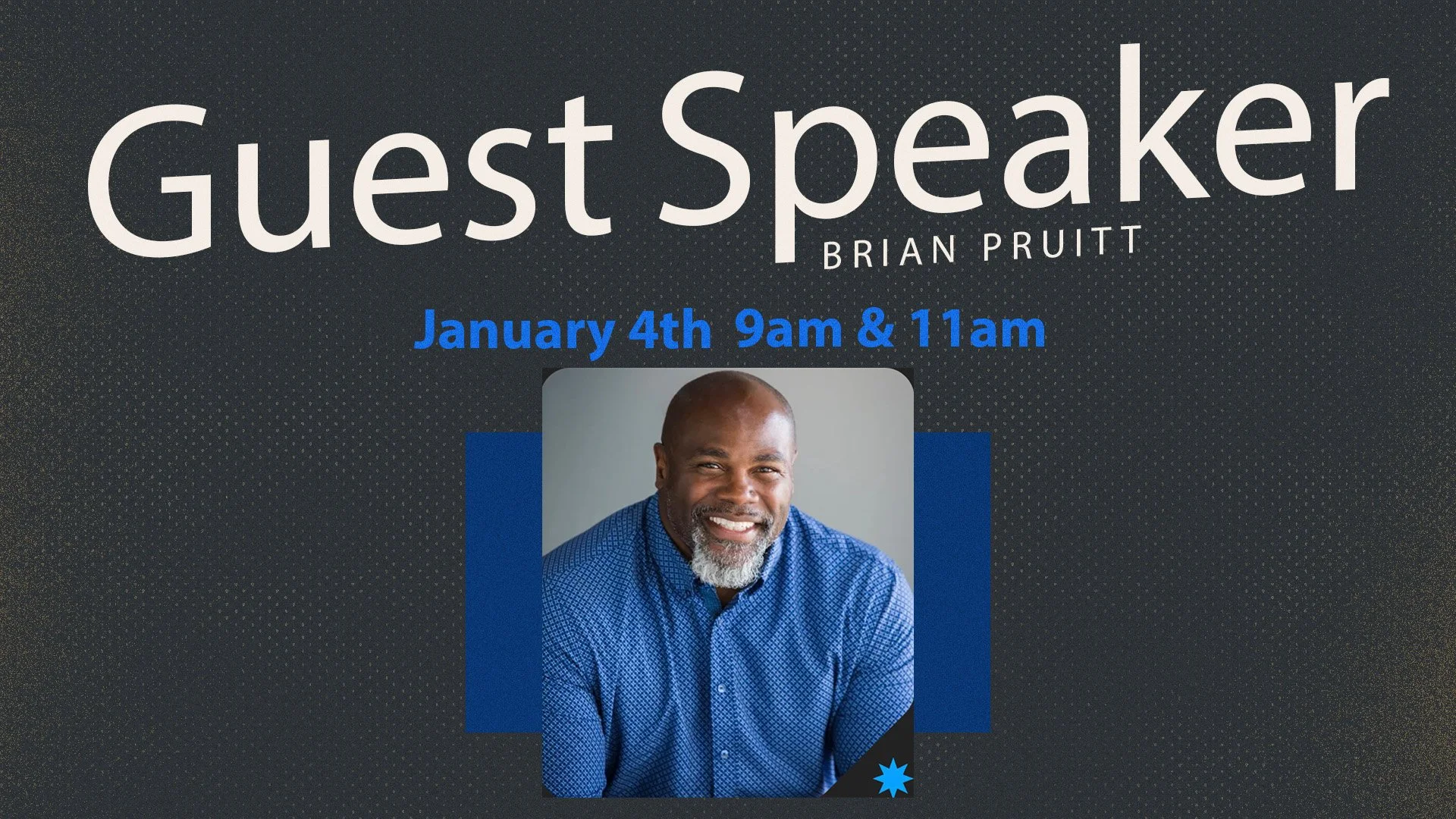 Guest Speaker Brian Pruitt