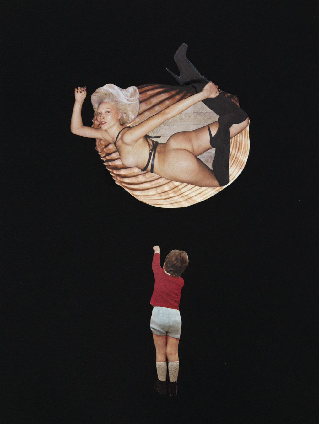  Milena 30,2 x 22,2 cm Collage sur papier 2017   