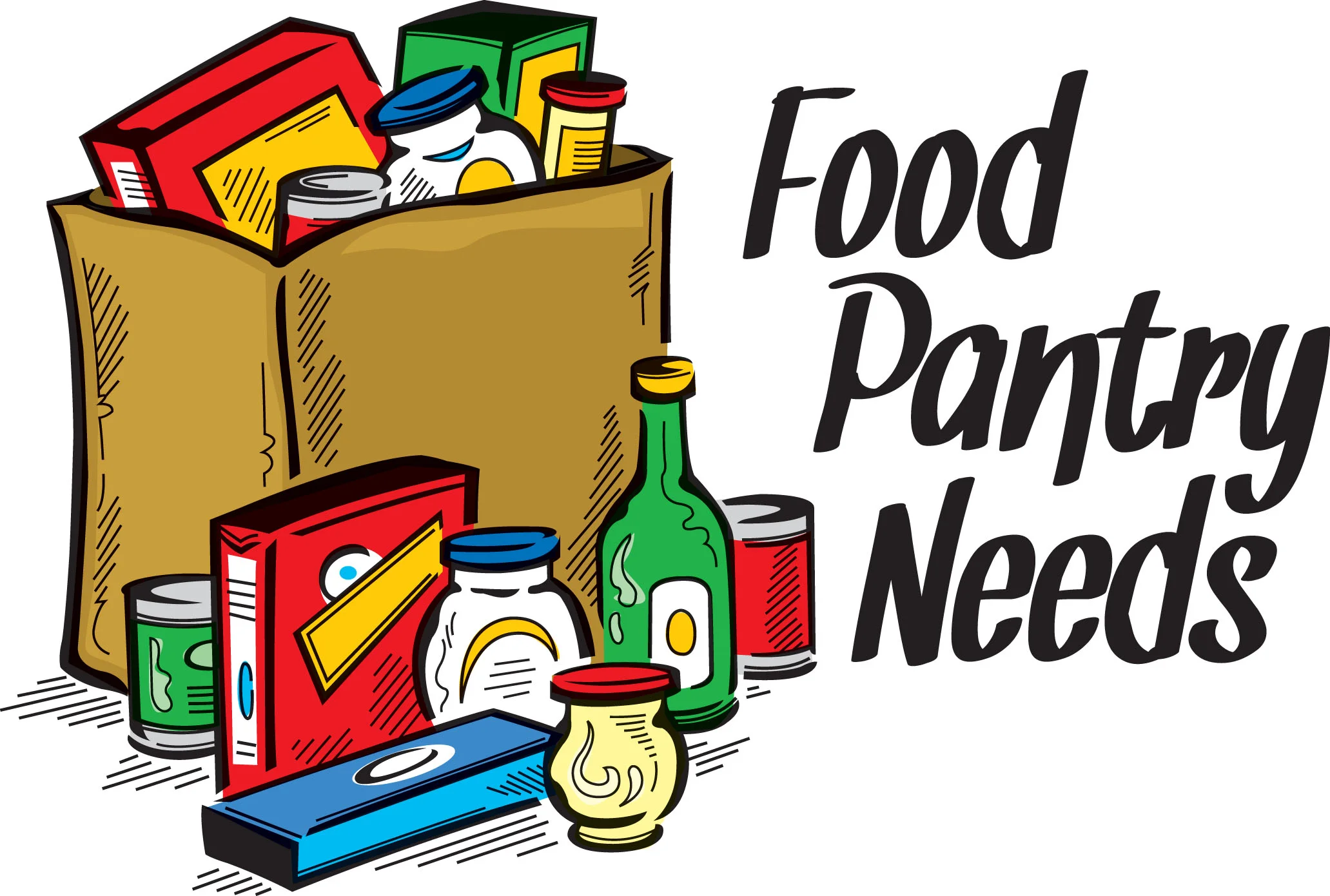 The Pantry is open the 3rd Wednesday of every month. Food Pantry Needs: Cereal Bars, Canned Chicken/Tuna, Pancake Mix, Syrup, Instant Potatoes, Pudding Cups, Jelly, $10 Gift Cards For those in need, the pantry will be open July 17, 1:00-3:00pm