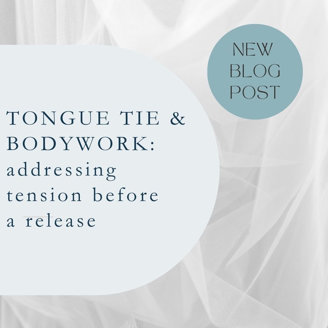 NEW BLOG alert! ‼️ Our new blog post covers a hot hot topic in our office: tongue tie &amp; breastfeeding issues!

Many breastfeeding issues are related to tension patterns in the body, face and mouth! 👅Addressing these tension patterns for little o
