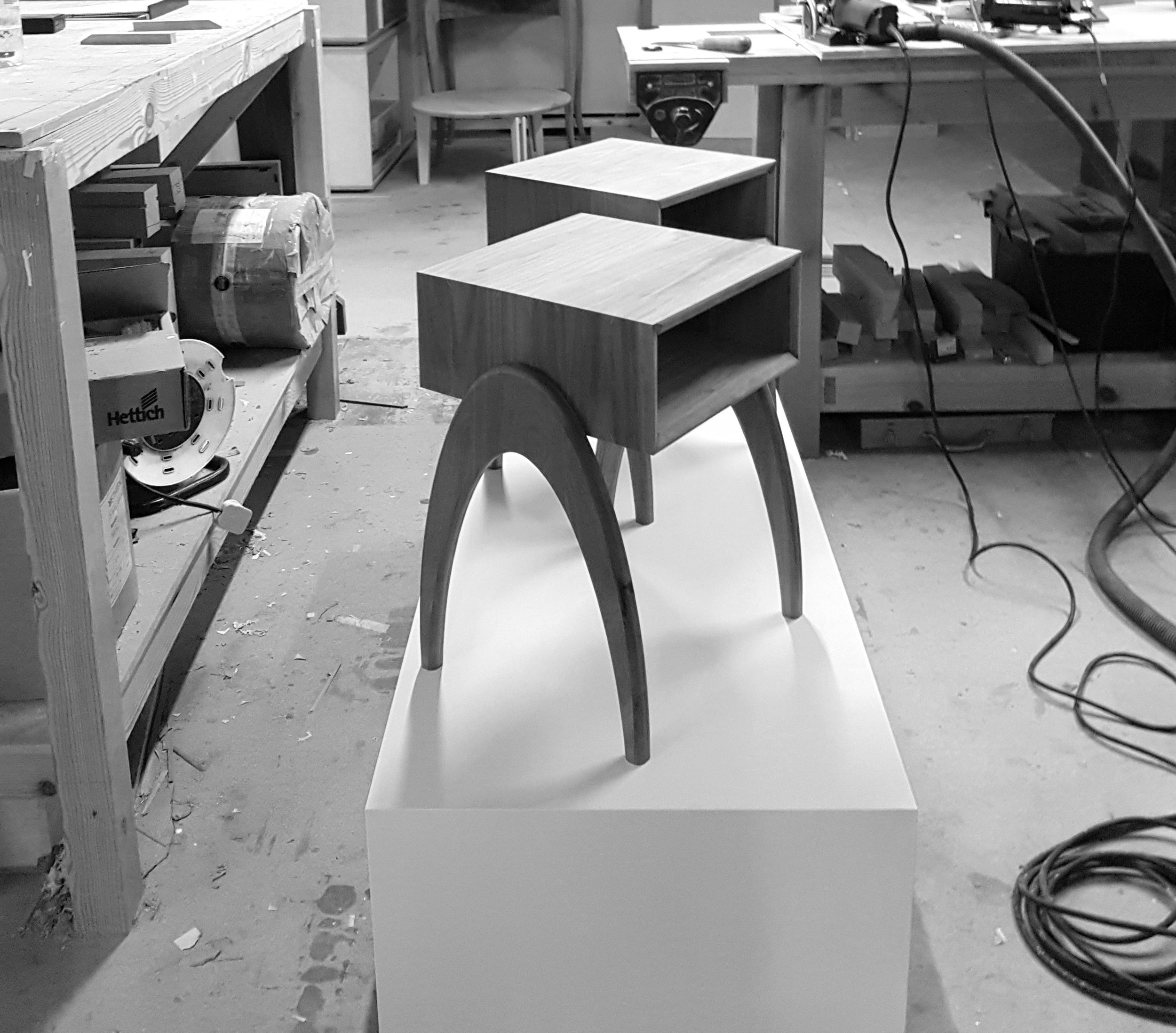 Retrospect Sidetables will be on display at New Designers 
