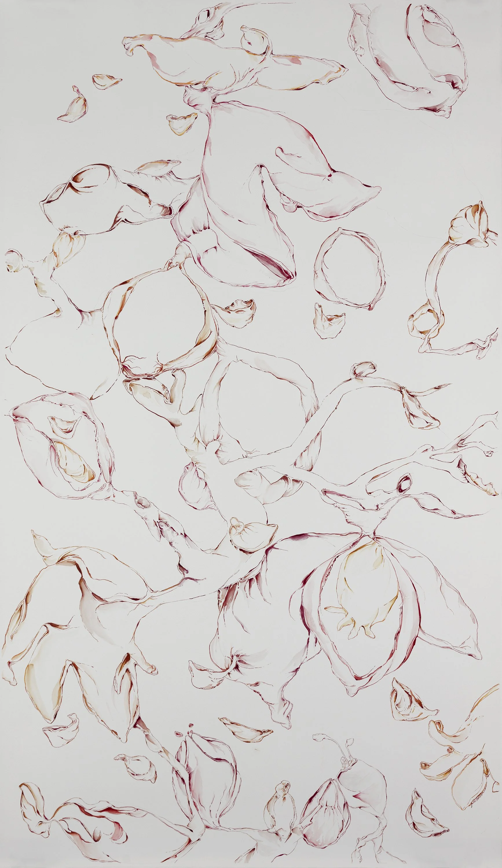 More Than the Sum of Our Scars- The Wallpaper Series, Painting #1.