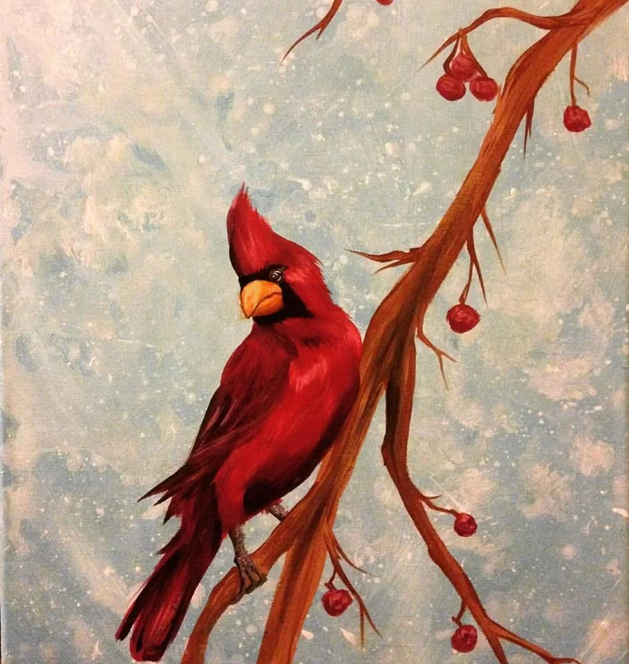 cardinal in winter commission