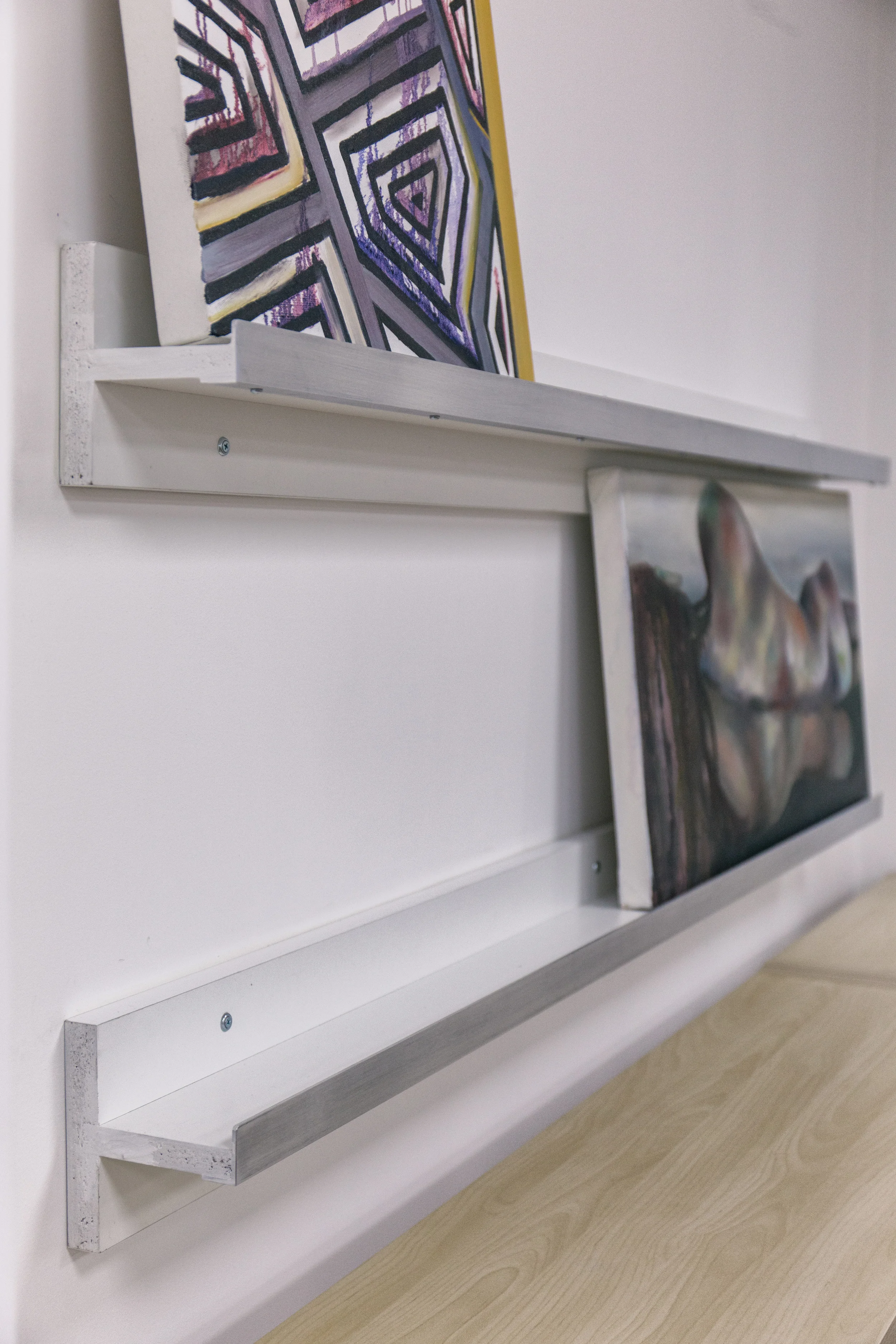 Art studio drying racks