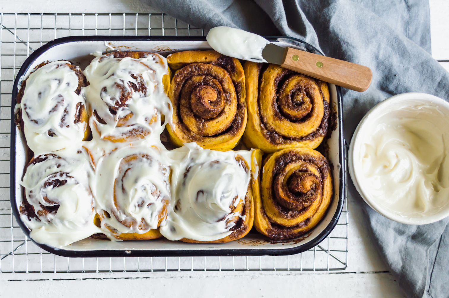 Pumpkin Pie Cinnamon Rolls with Maple-Cream Cheese Frosting — Ashley  Strickland Freeman