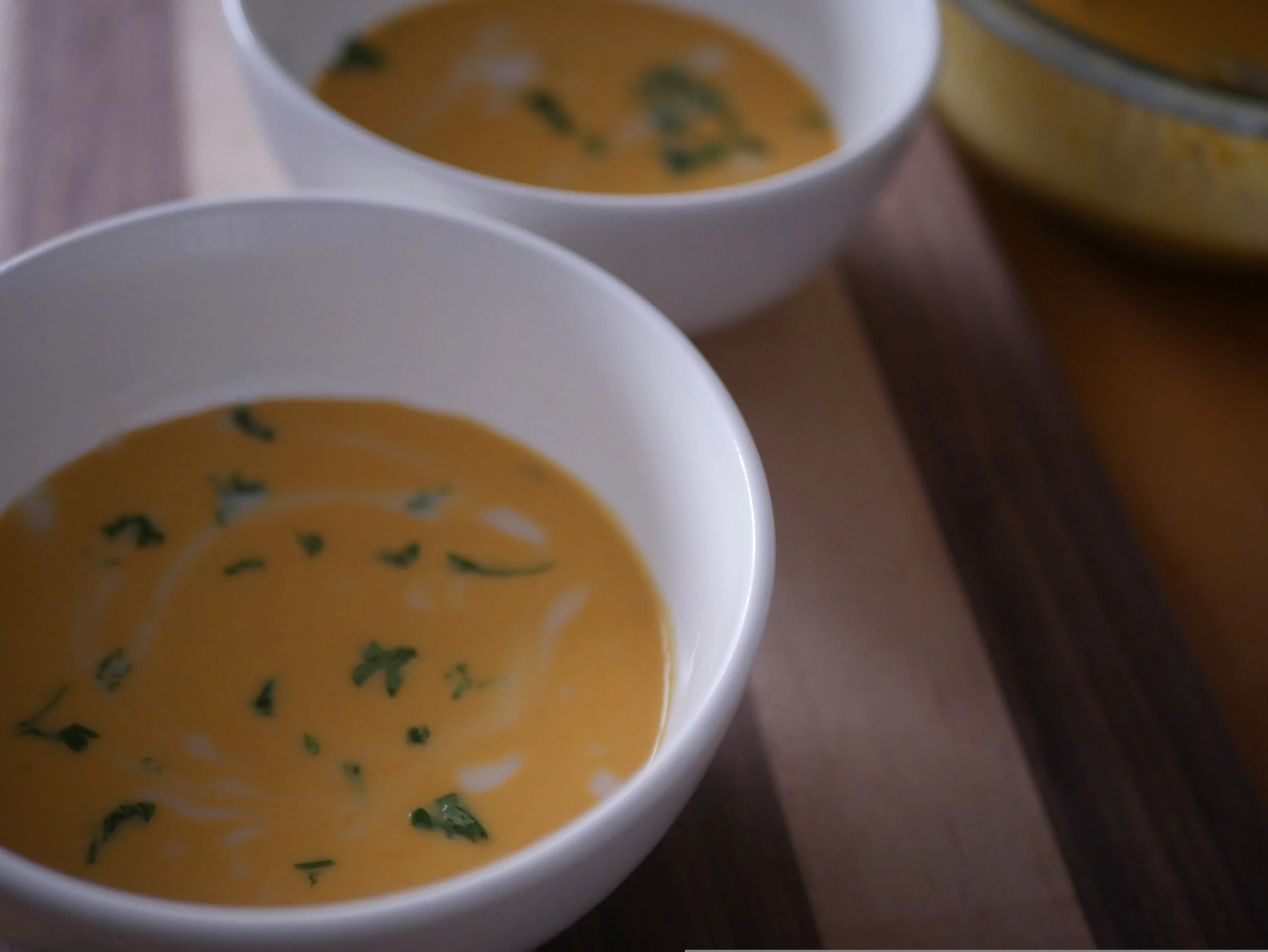 Vegan Thai Carrot Soup.