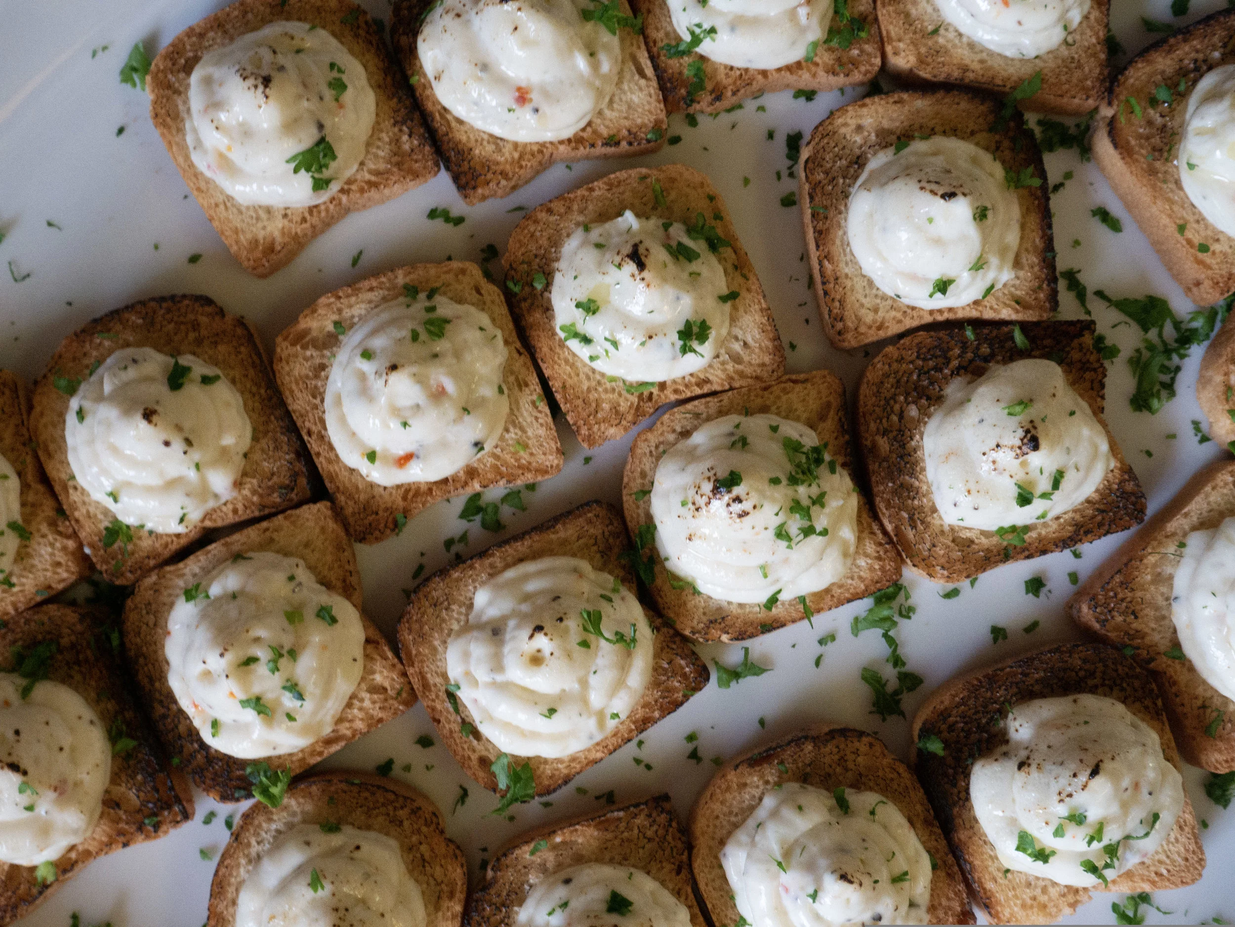 Herbed Cream Cheese Dip Appetizers.