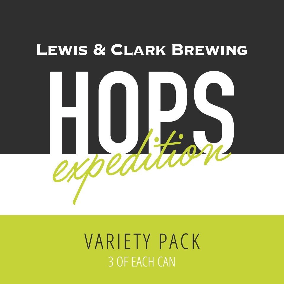 Variety Box Packaging Design |  Lewis and Clark Brewing Co.⁠
⁠
Have you picked up your Lewis and Clark Hops Expedition Variety Pack? The new variety pack features the updated can designs from the past year. I was able to create a new packaging standa