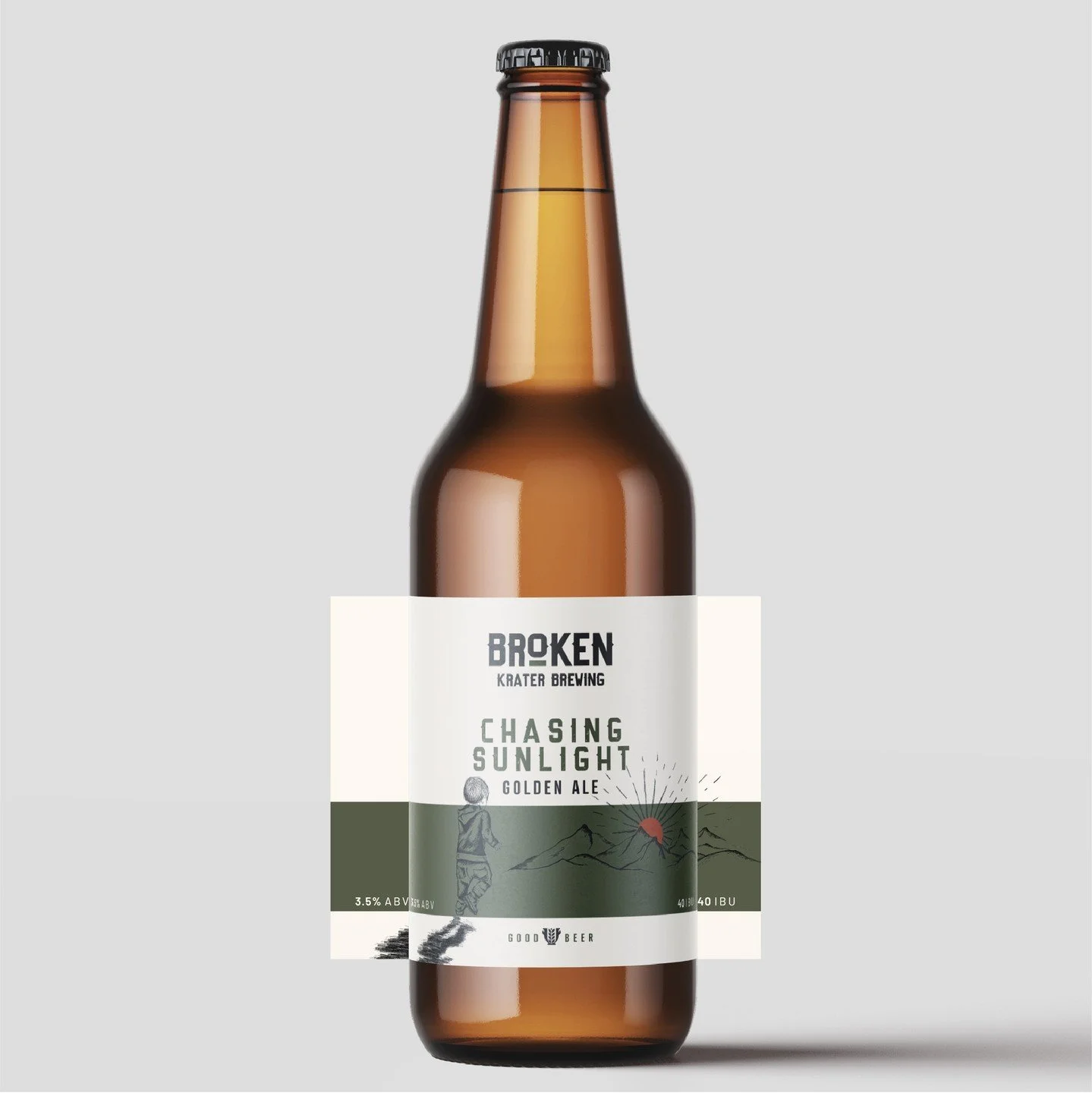 Label Design |  Broken Crater Brewing⁠
The latest beer from Broken Crater Brewing, the Chasing Sunlight Golden Ale. This beer celebrates the couples new son to be and was released during their baby shower for friends and family to enjoy! This toddler