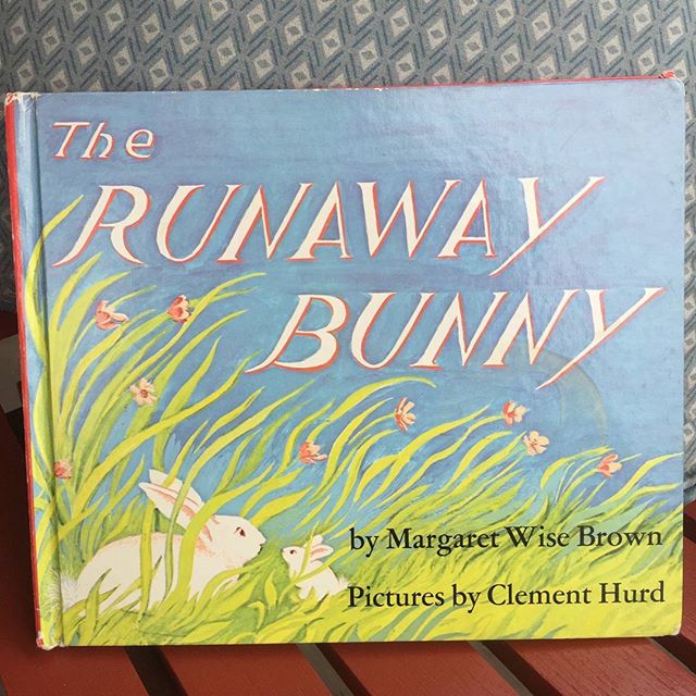 Today's Friday Favorite book is Runaway Bunny, by Margaret Wise Brown and Clement Hurd.  We've all had the urge to run away at some point before realizing just how great we have it at home. #fridayfavorites #fridayfeelings #ChildrensBooks. #SammyStar