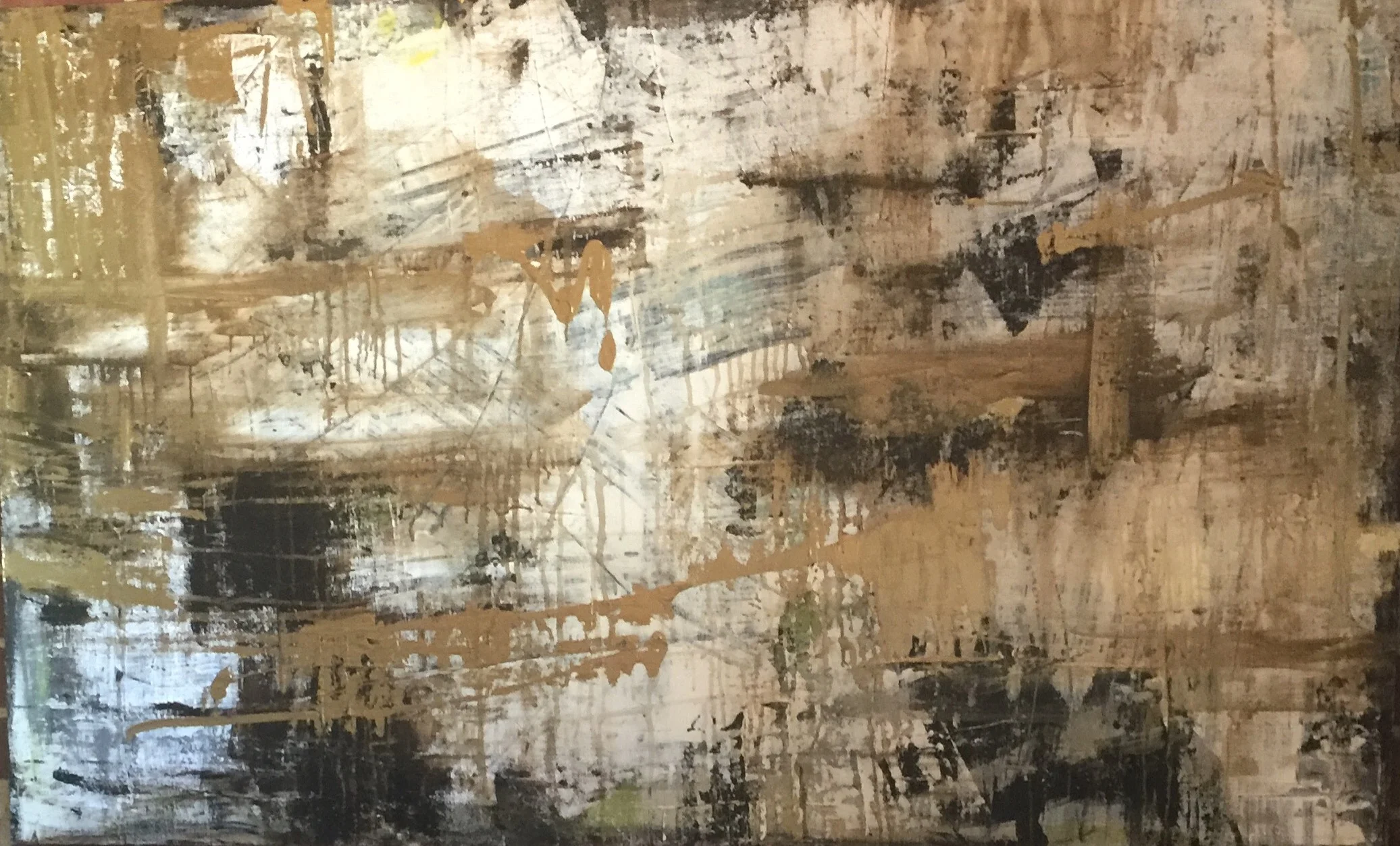Burlap with Gold