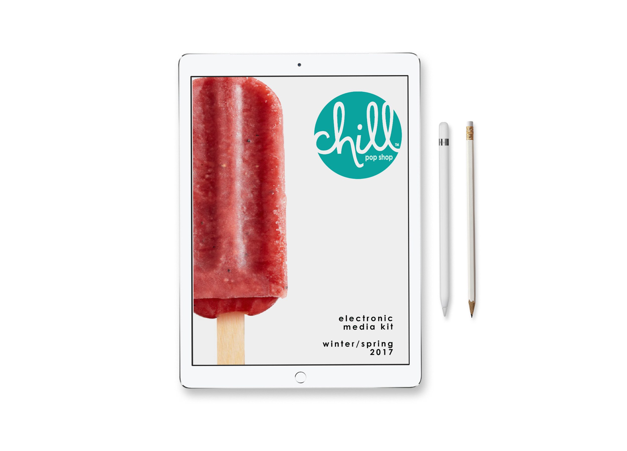Electronic press kits can be attached in e-mail pitches, as well as be available for download through your online press room. (electronic media kit created by facteur pr on behalf of chill pop shop.)