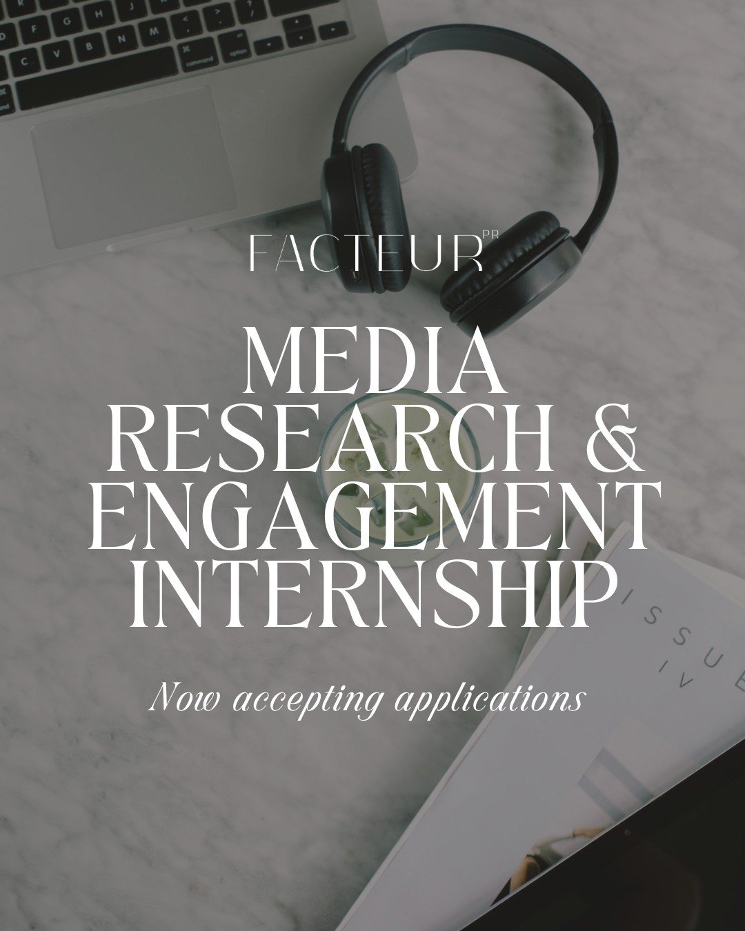 We love our interns! Join our team this summer/fall as FACTEUR PR's next Media Research &amp; Engagement Intern! Scroll to learn more and apply at facteurpr.com/work. 🌿⁠
⁠
.⁠
.⁠
.⁠
.⁠
.⁠
.⁠
.⁠
.⁠
#pr #publicrelations #digitalmarketing #socialmedia  