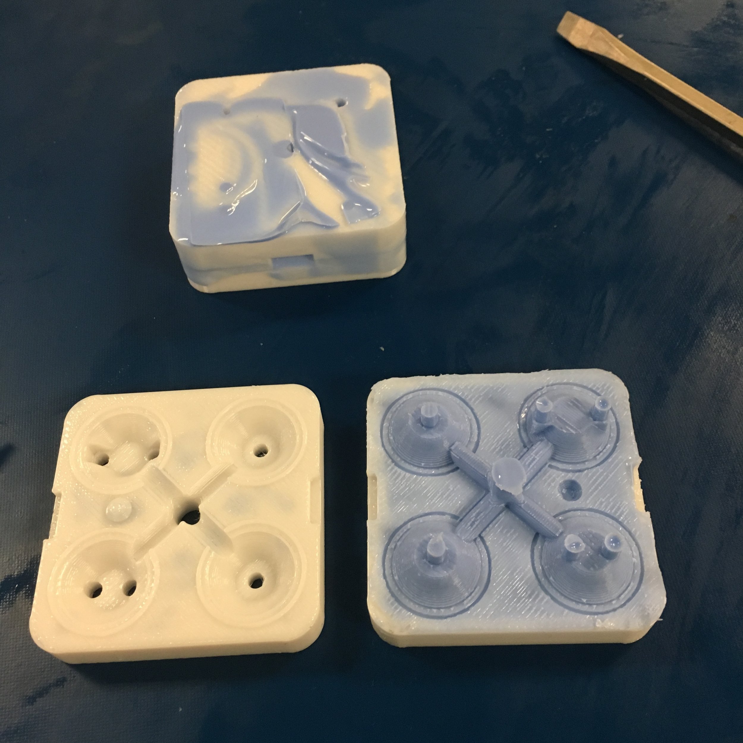 Device #3, multiple molds