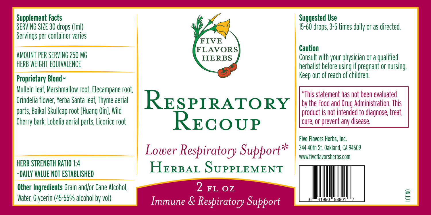 Respiratory Recoup Herbal Tincture