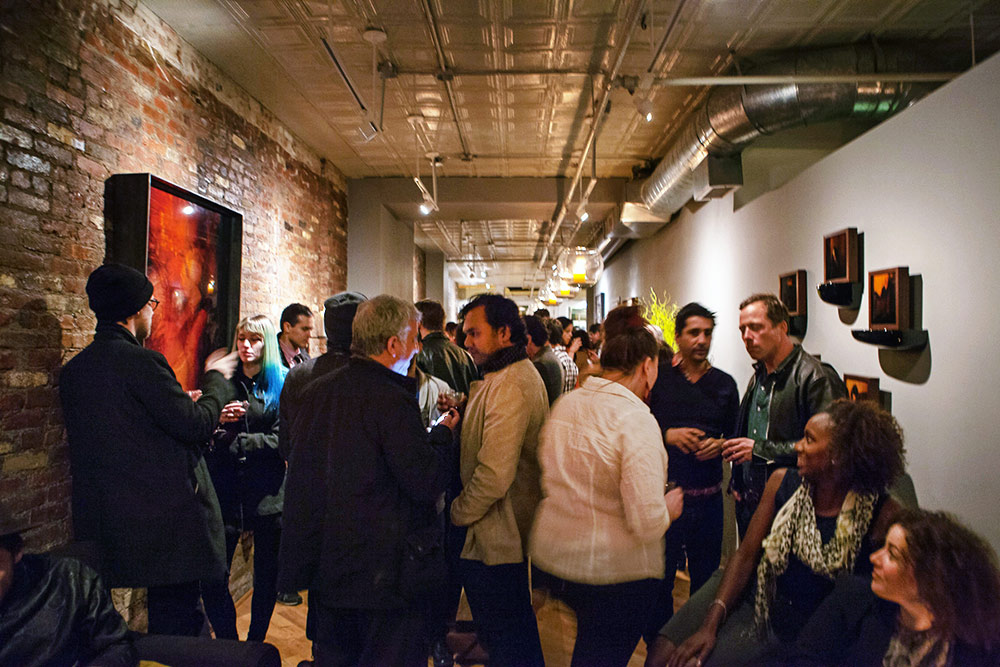 - The space at Artion Gallery for Carmen Molina Undercurrents