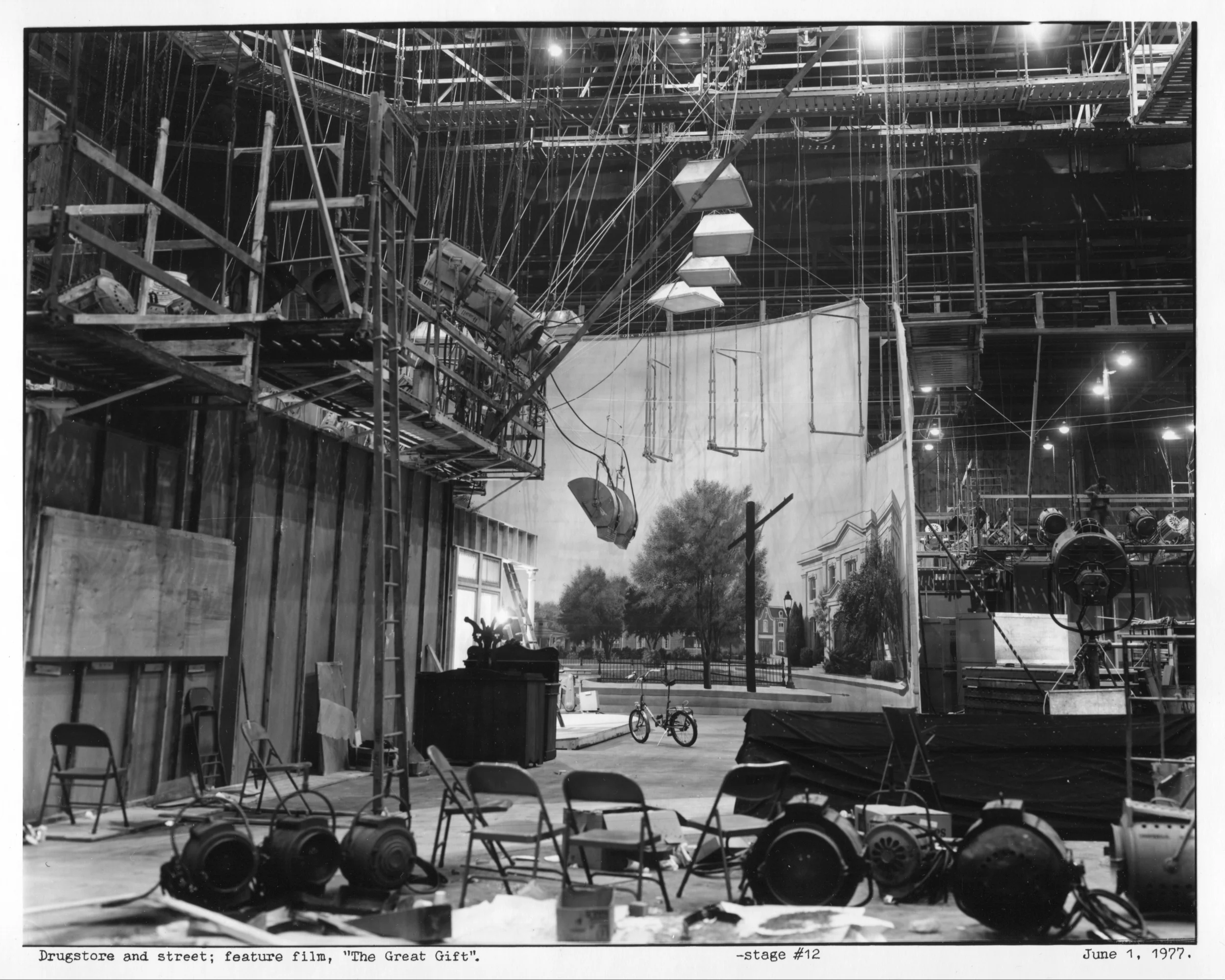Drugstore and Street_ feature film, “The Great Gift.” –Stage #12