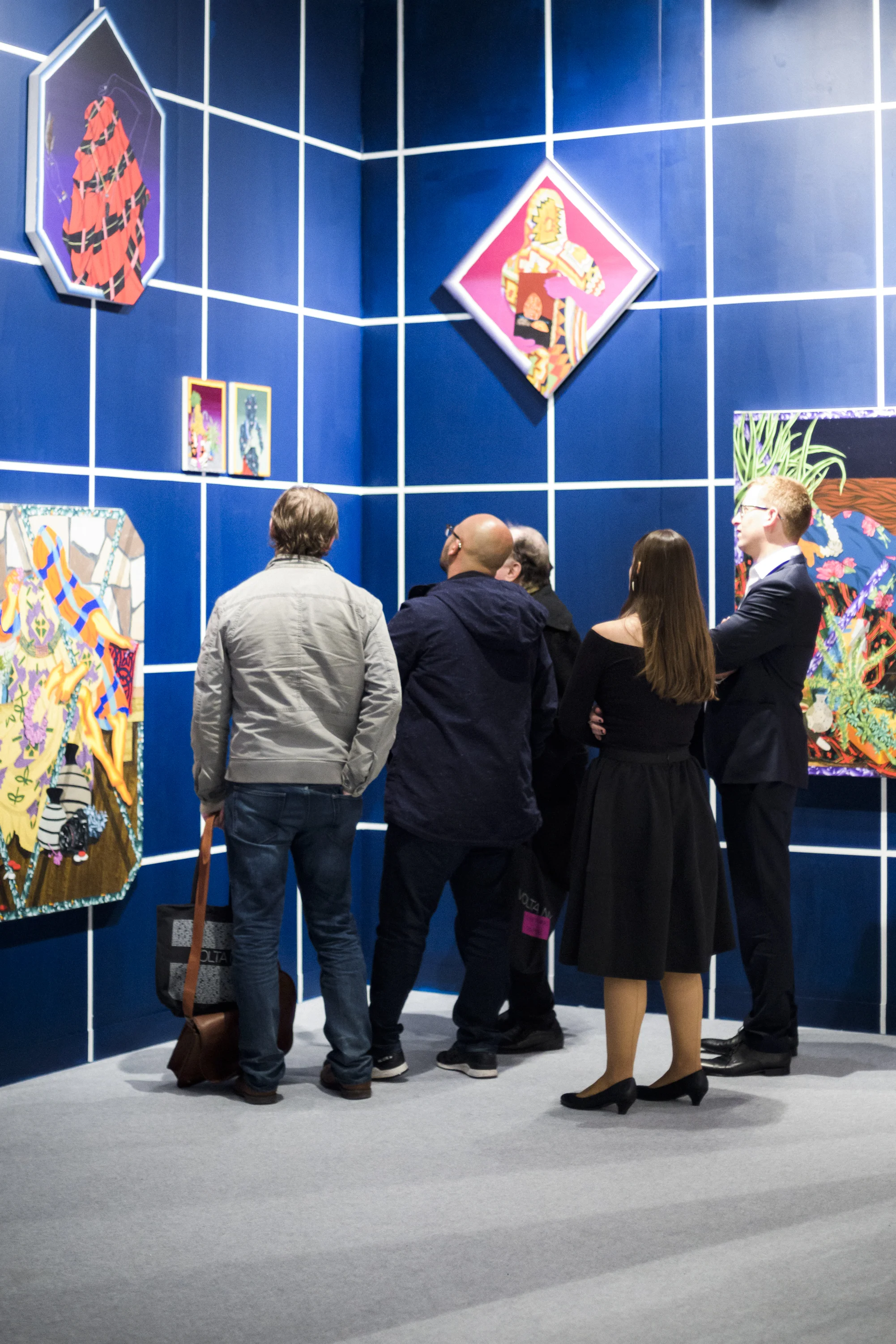 GORDON GALLERY, WORK OF AMIR H. FALLAH, AT THE INVITATIONAL SOLO PROJECT FAIR FOR CONTEMPORARY ART AT PIER 90, ON MARCH 2ND, 2016.