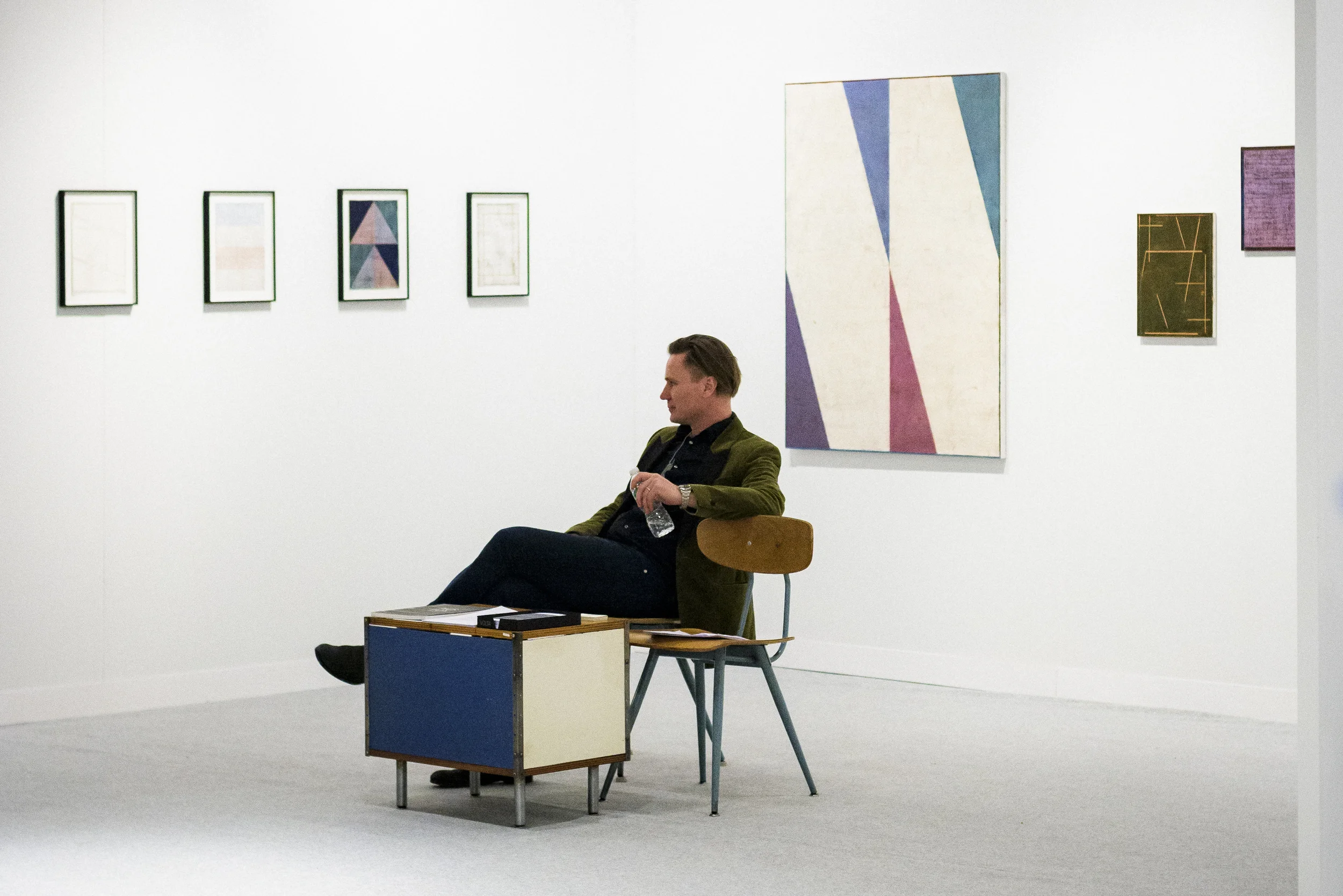 PANLO'S BIRTHDAY GALLERY, PIUS FOX, AT THE INVITATIONAL SOLO PROJECT FAIR FOR CONTEMPORARY ART AT PIER 90, ON MARCH 2ND, 2016.