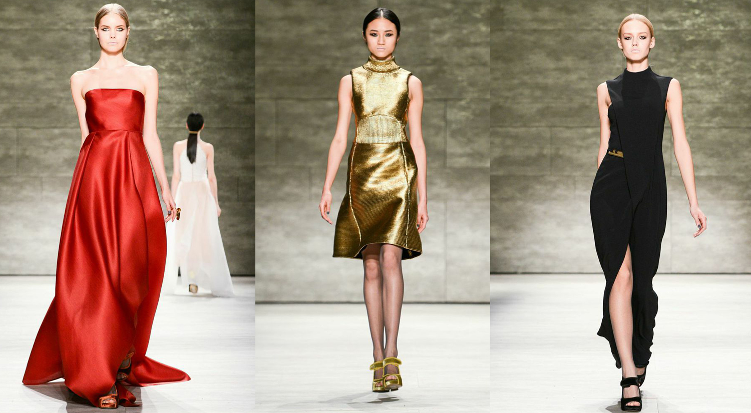 Image above: Images courtesy of Billy Farrell Agency at Fashion Week 2015.