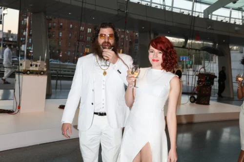 Image above: Paul Outlaw and Jen Catron, Credit: Rebecca Smeyne for the Brooklyn Museum
