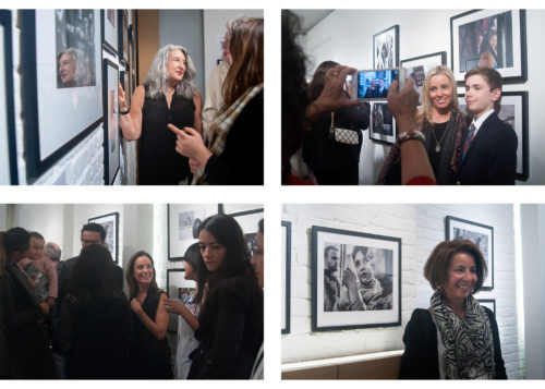 Image above: ©Sang Ha Park, Opening Night Top left: Ann Steiner, Top right: Jennifer Moon Kozslowski with her son, Bottom left: Pamela Padilla, Bottom right: Margarita Mavromichalis