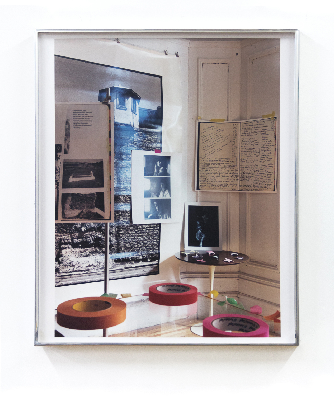 Image above: ©Moyra Davey, Oozing Wall (Tape), 2014, C-print, 24 x 20 inches, Edition of 5 / Courtesy of Murray Guy