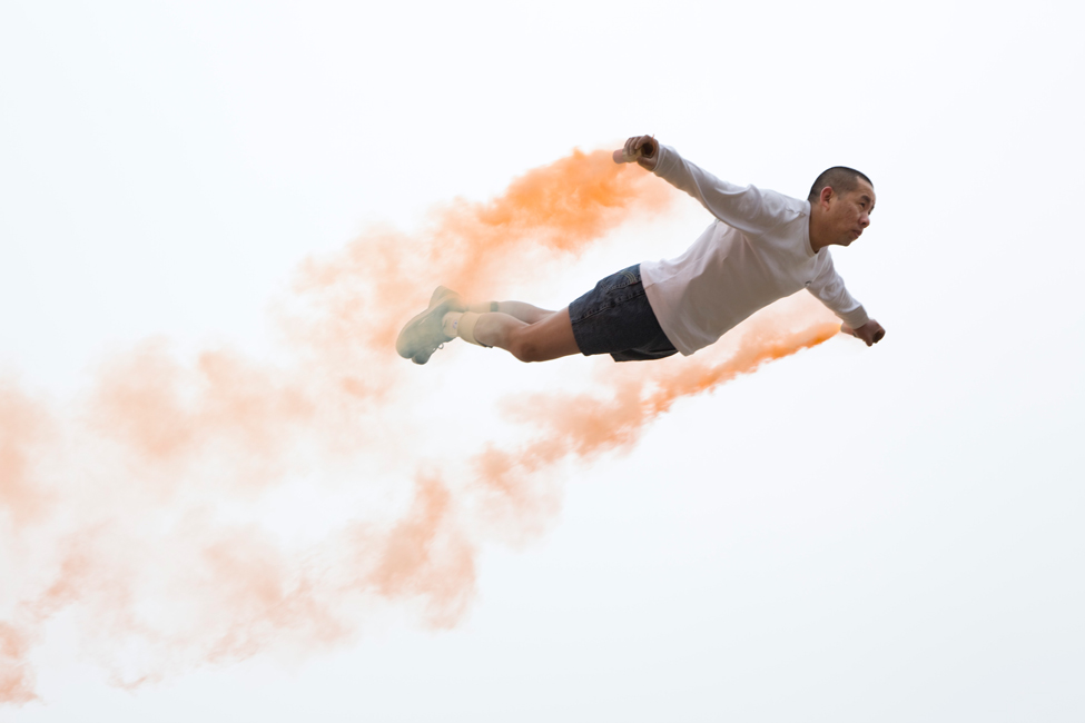 Image above: ©LI Wei,Beyond Gravity 2, 2010, c-print mounted on plexiglas