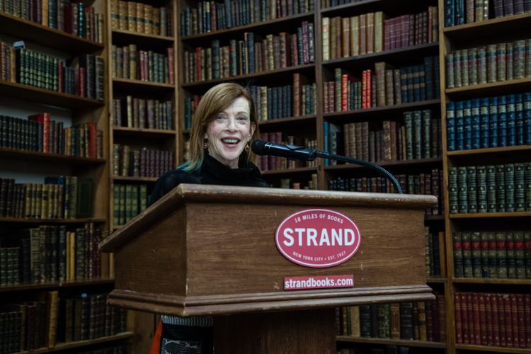 Image above: ©Elizabeth Mealey, Susan Orlean at Strand Bookstore, 2016