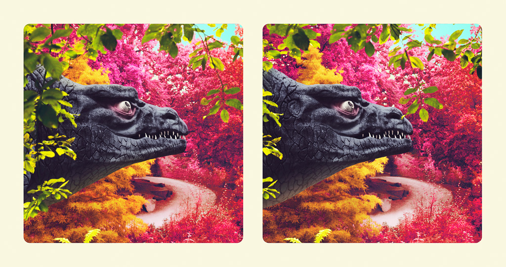 Image above: ©Jim Naughten, Megalosaurus Head, 2016 / Courtesy of Klompching Gallery, New York